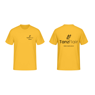 Logo Herren T-Shirt gelb